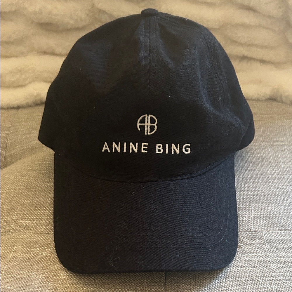 Anine Bing Black Baseball Cap